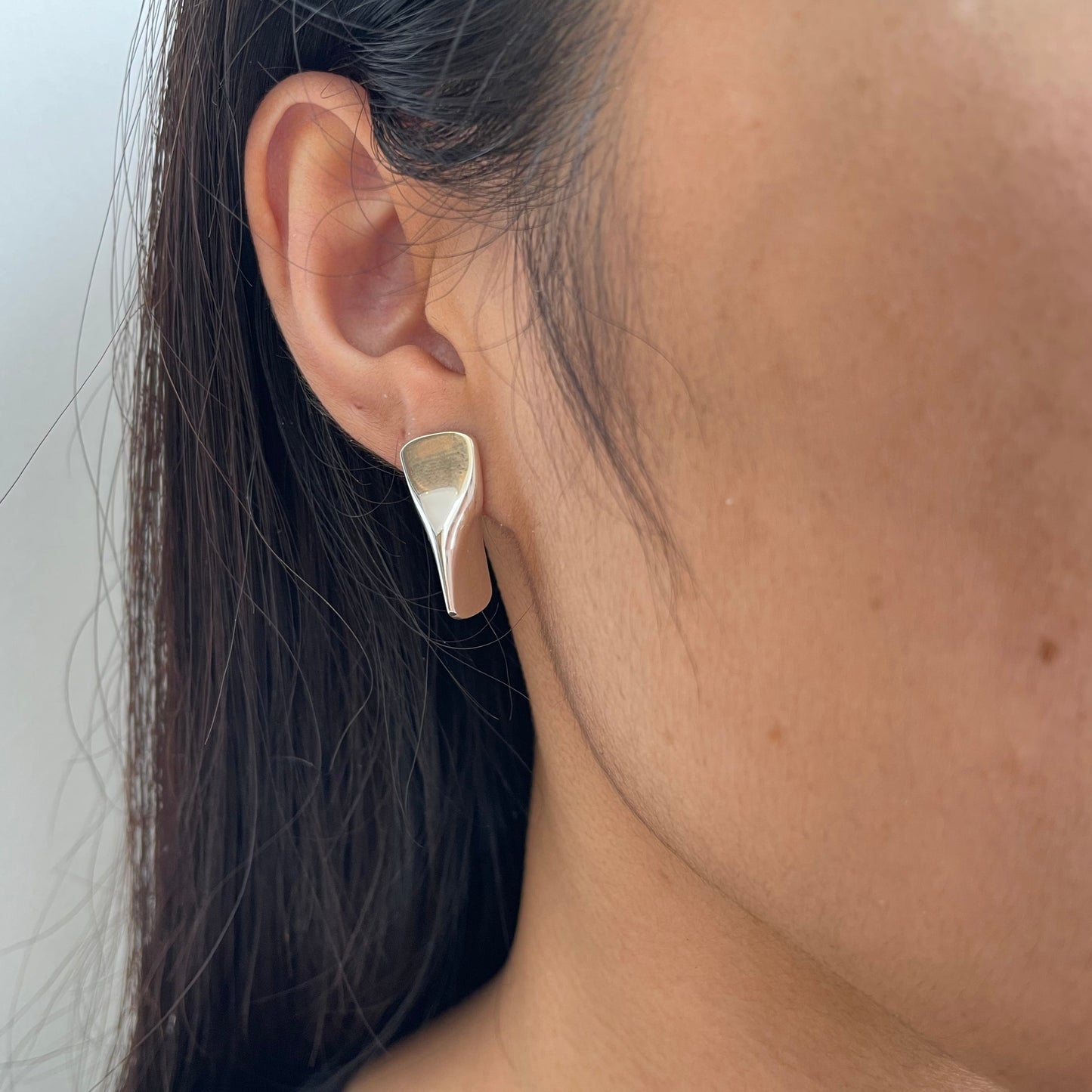 Flipper Sterling Silver Stud Earrings