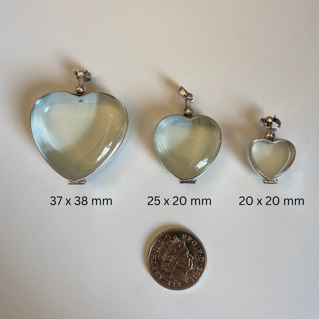 Silver Heart Locket Pendant