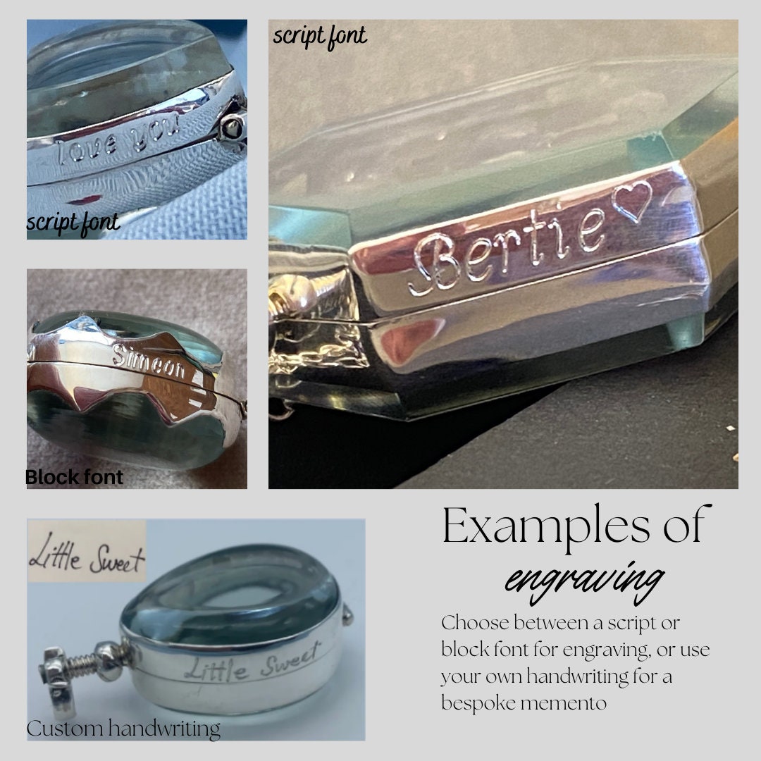 Sterling Silver Urn Self-fill Heart Cylinder Cremation Ashes Pendant Ashes Jewellery Memorial Ashes Jewelry Cremation Ash Jewelry Urn