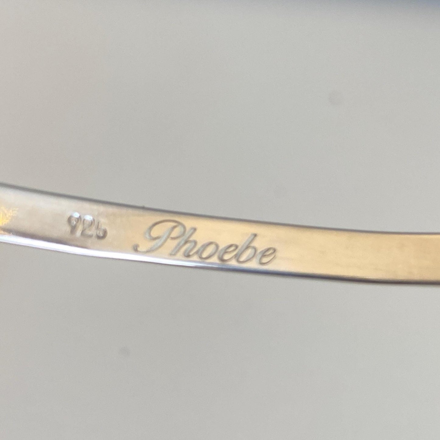 Large Size Silver Bangle Personalized Silver Bracelet 40th Birthday Gift Large Wrist Birthday Gift for Her Exam Pass Jewelry for Mother