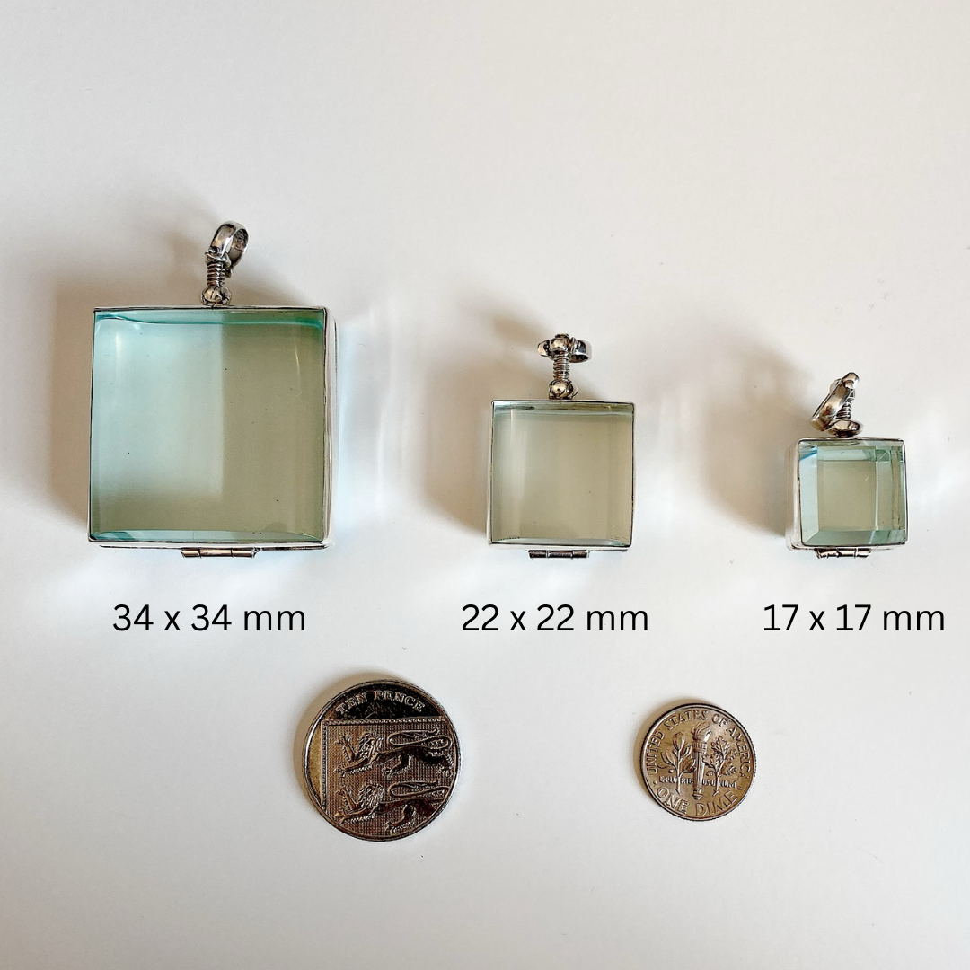 Square Shaped Hair Locket