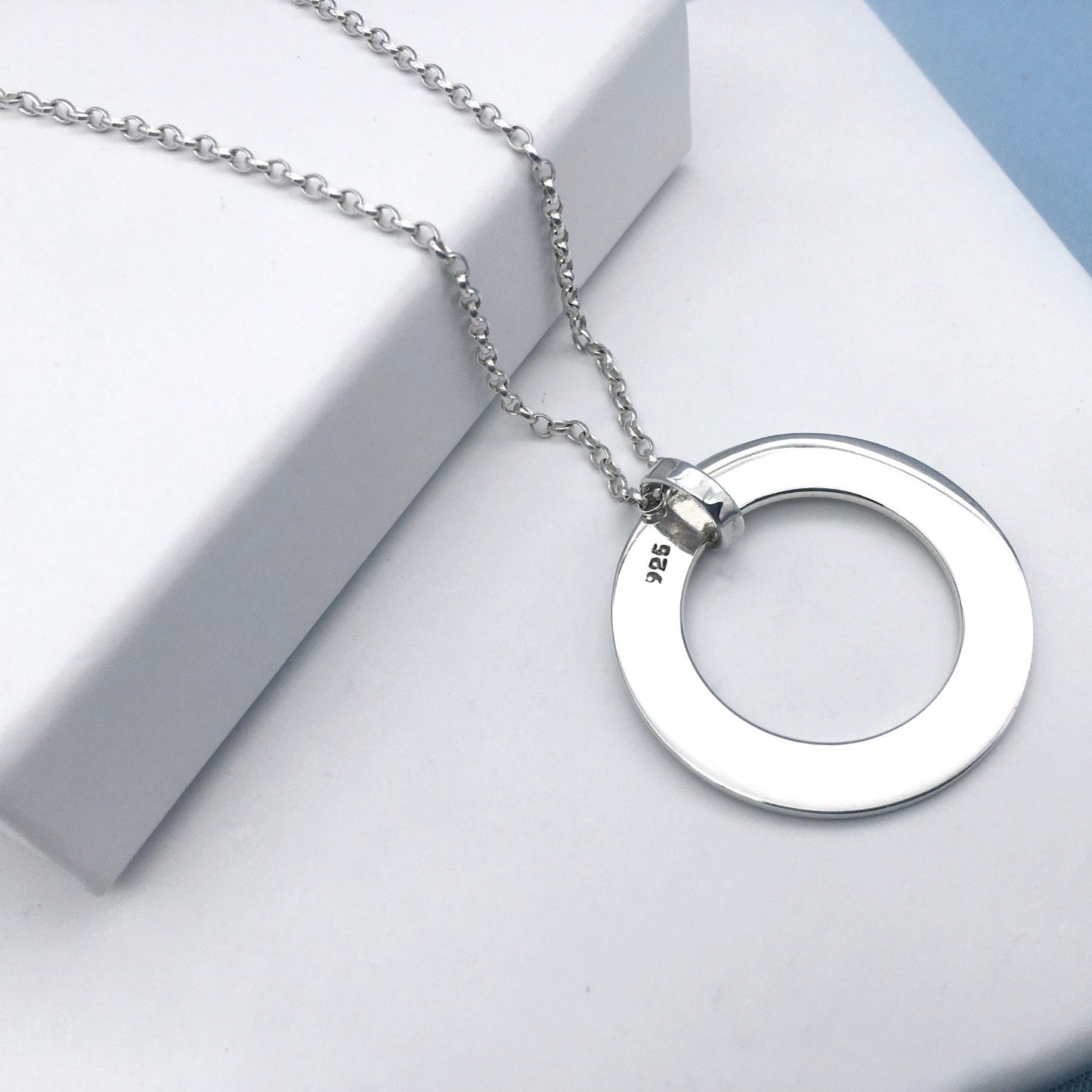 Catherine Sterling Silver Personalised Pendant