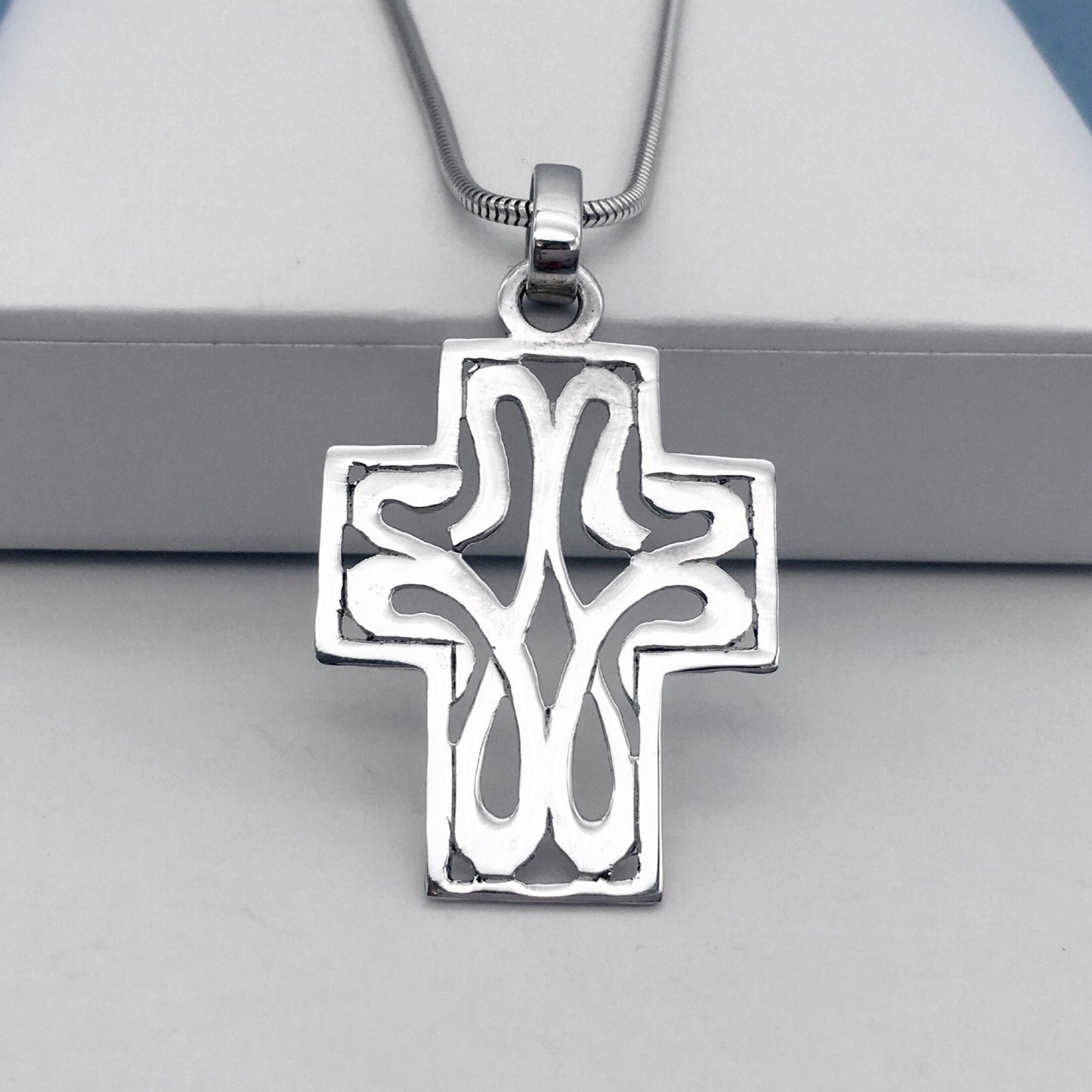 Celtic Cross Sterling Silver Pendant