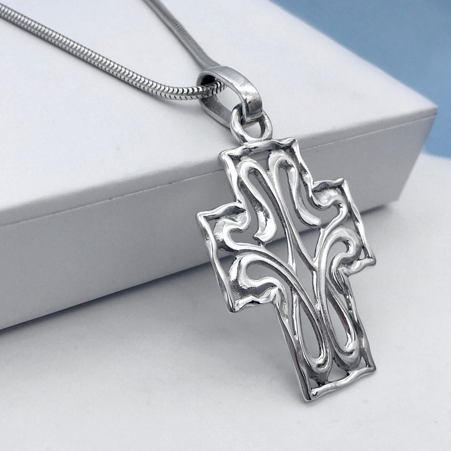 Celtic Cross Sterling Silver Pendant