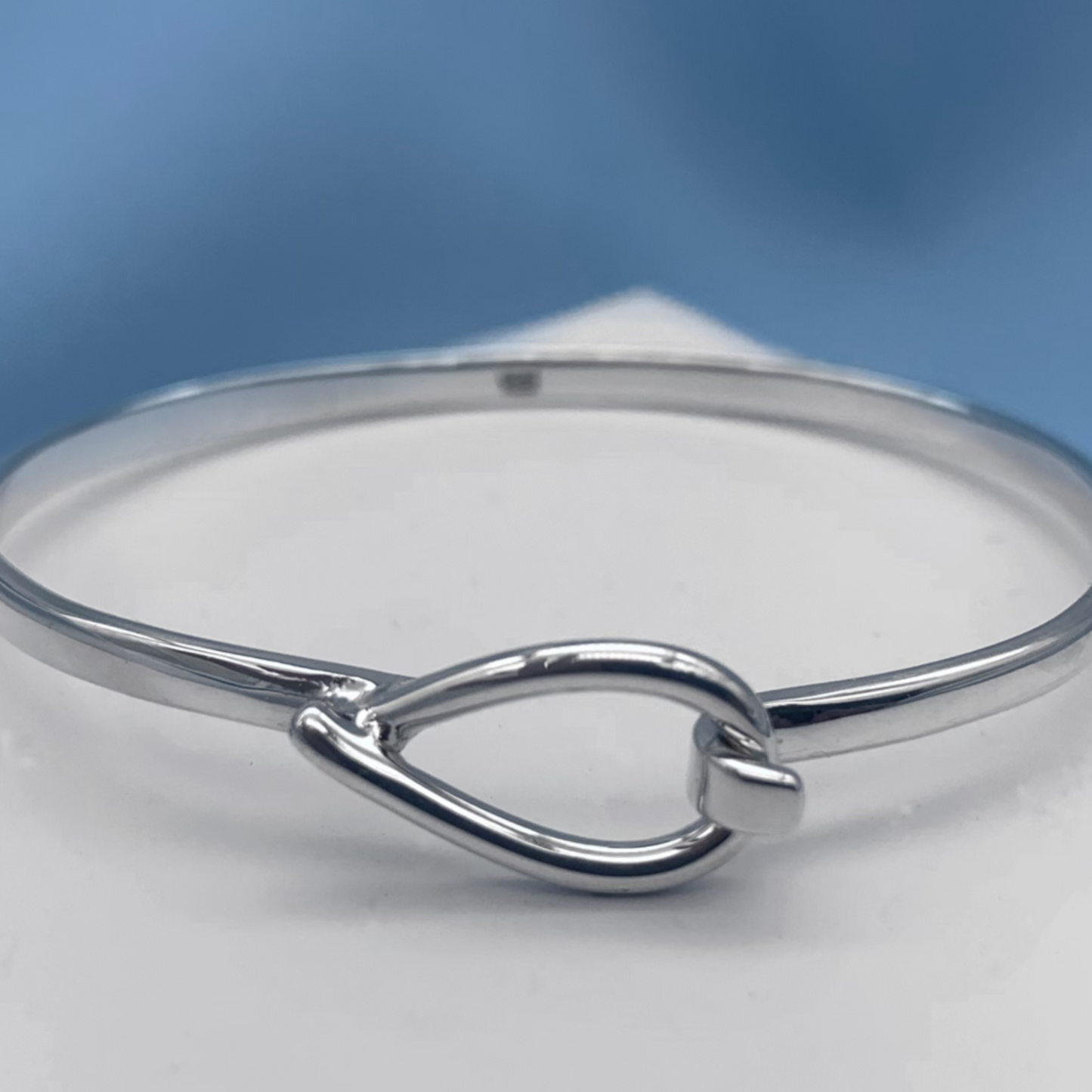 Fish Sterling Silver Mini Bangle