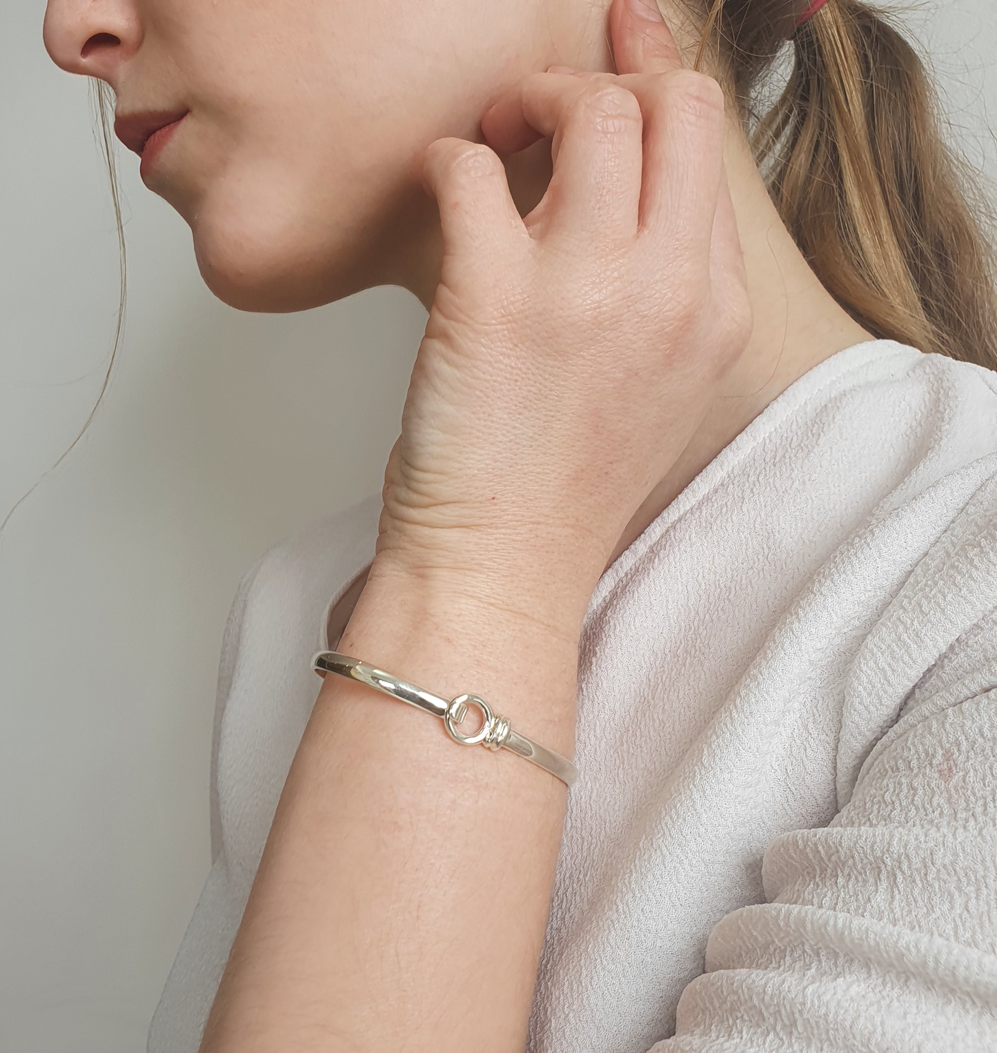 Heavy Licks Sterling Silver Standard Bangle