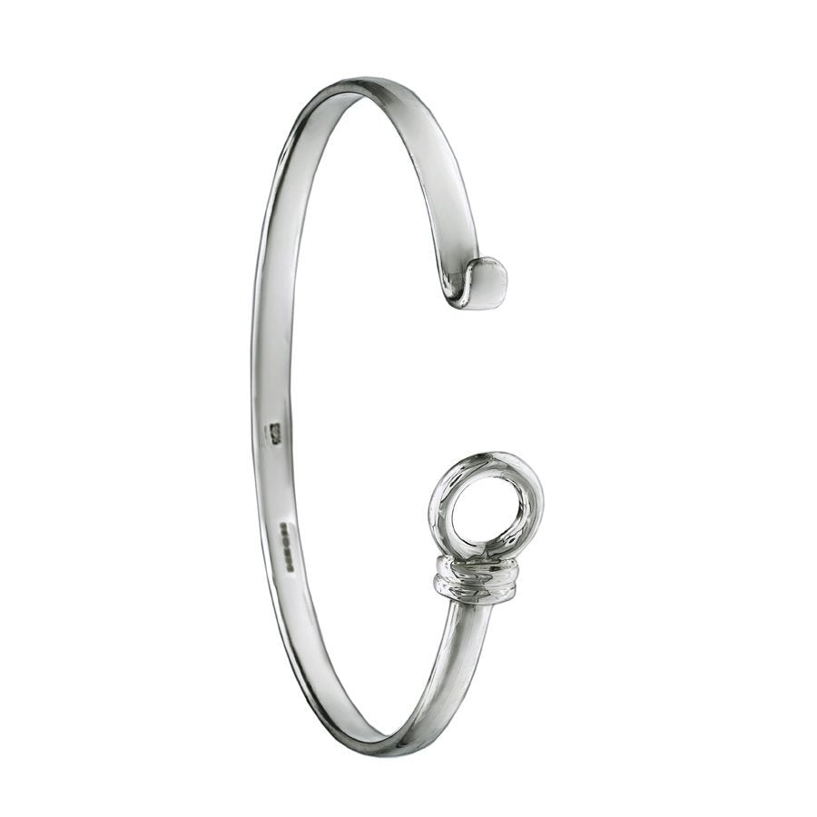 Heavy Licks Silver Bangle - Mon Bijoux