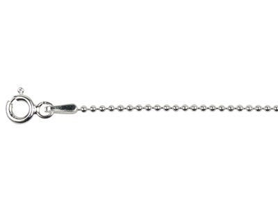 Sterling Silver Ball Chain 1.2mm - Mon Bijoux