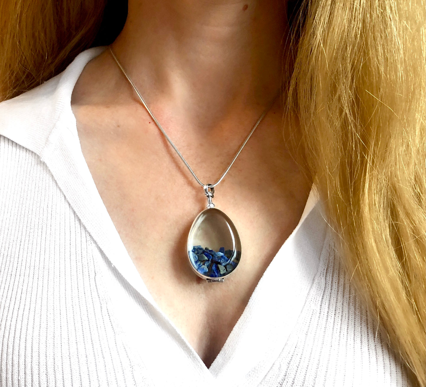 Personalised Birthstone Necklace for January