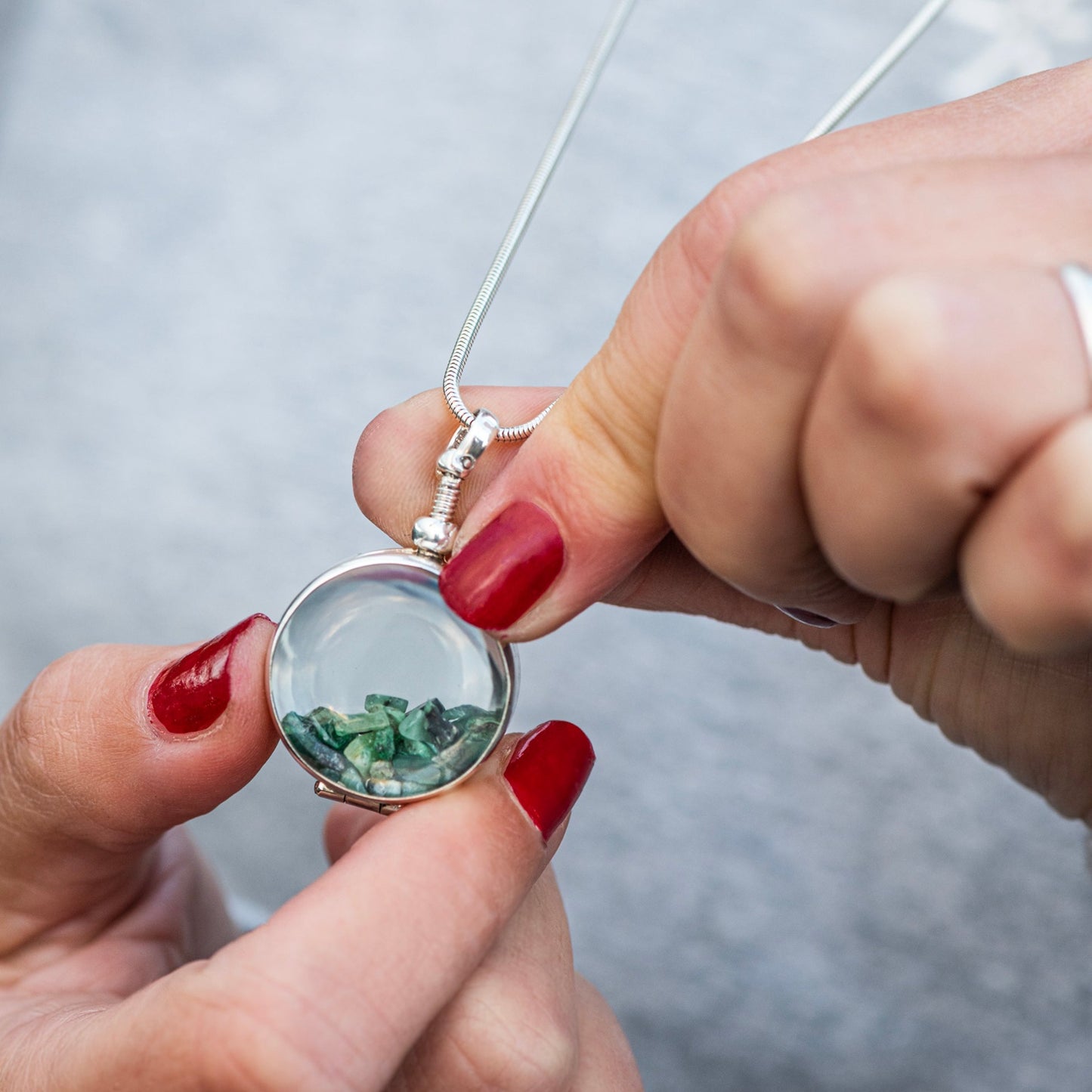 Personalized Birthstone Necklace for May