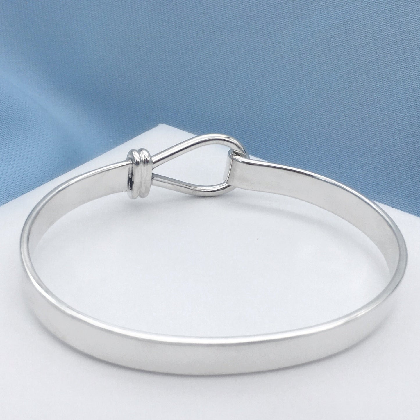 Rope Hook Sterling Silver Bangle