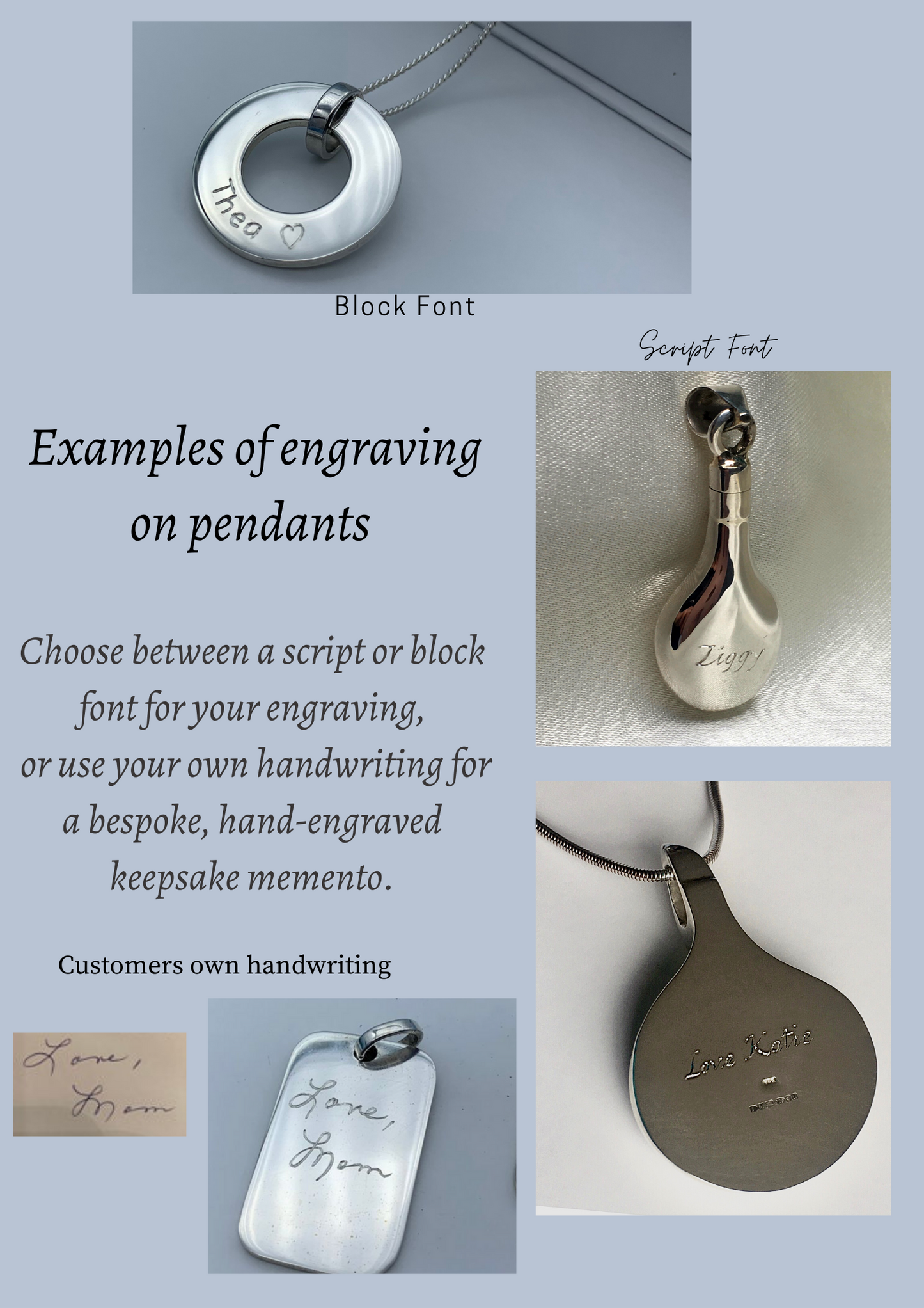 Personalisation - Hand Engraving