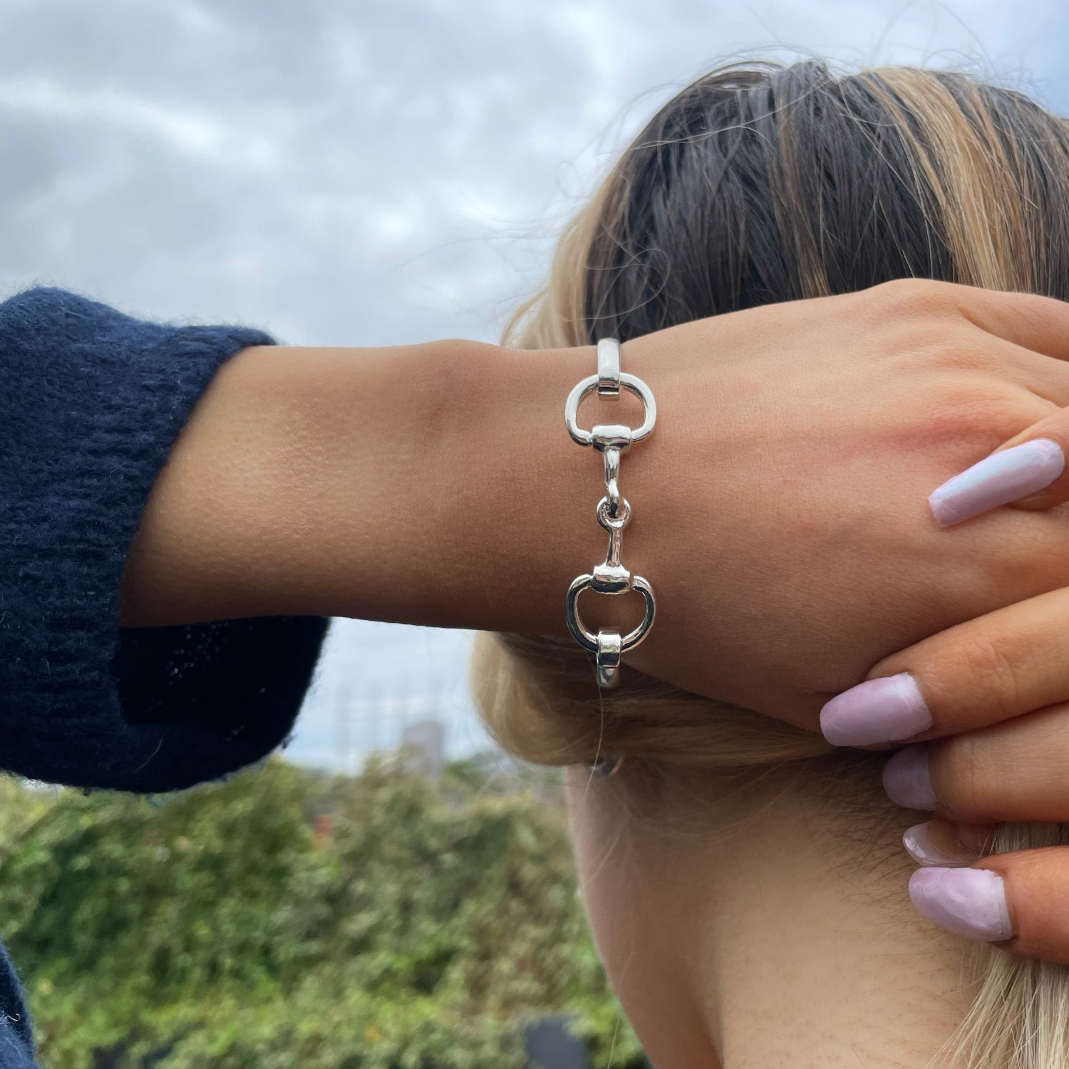 Silver Snaffle Bit Bracelets by Mon Bijoux|Equestrian Style