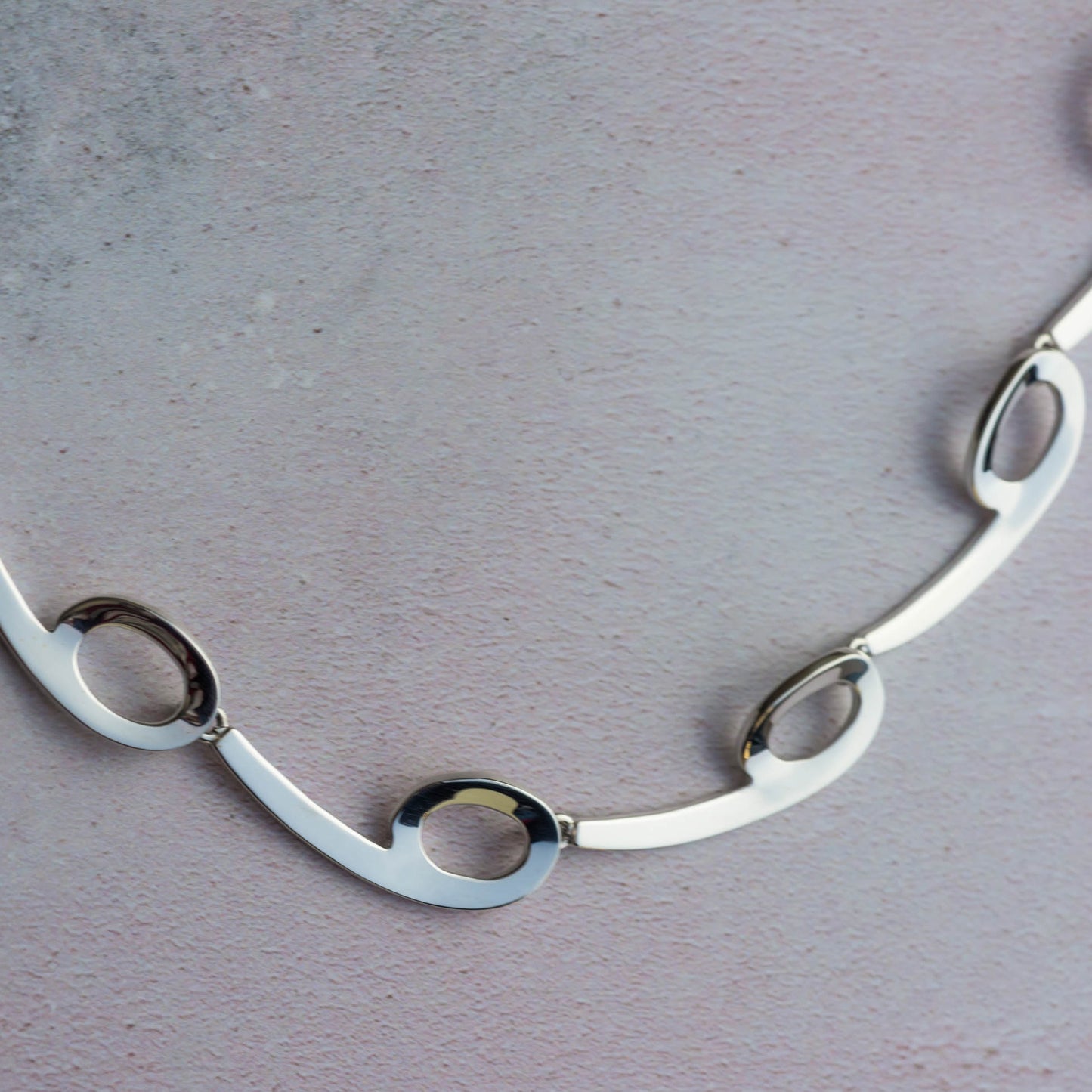 Toboggan Sterling Silver Necklace