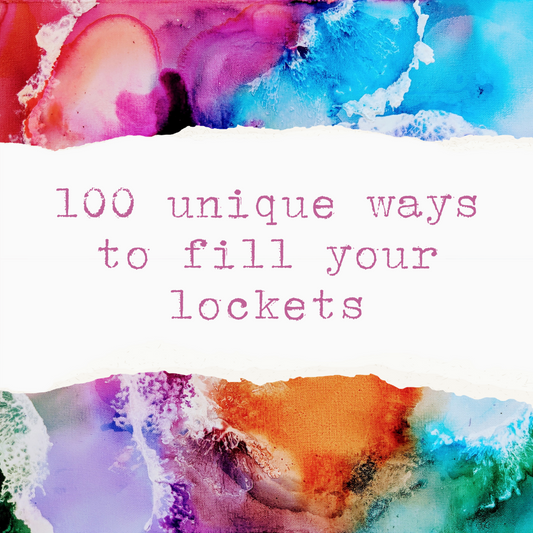 100 Unique Ideas to Fill Your Lockets