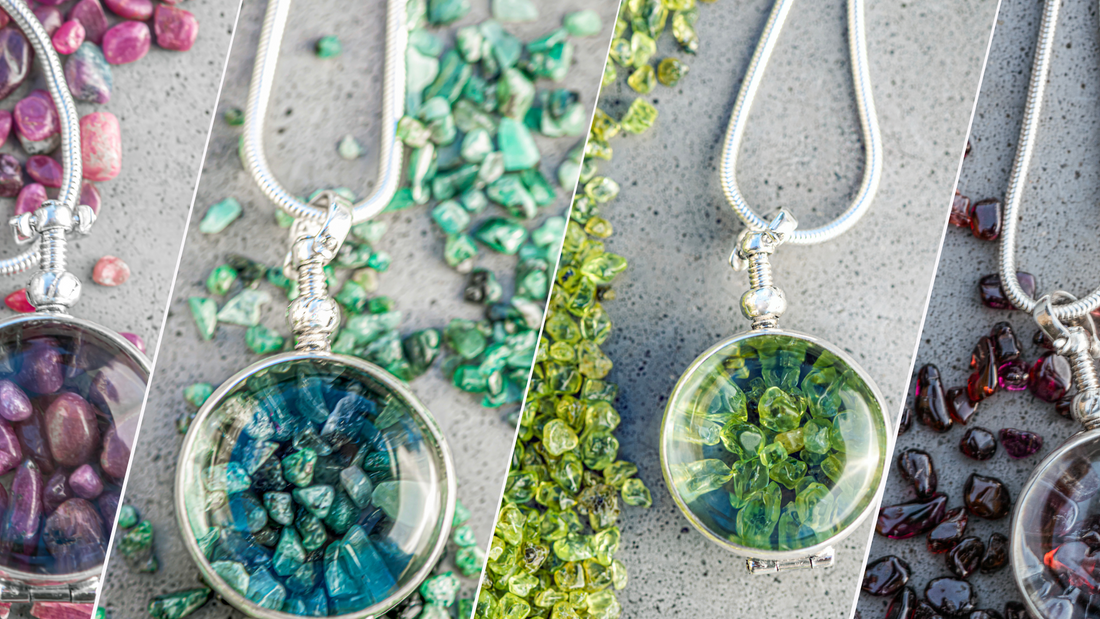 Birthday Gift Ideal - Birthstone Locket Necklace