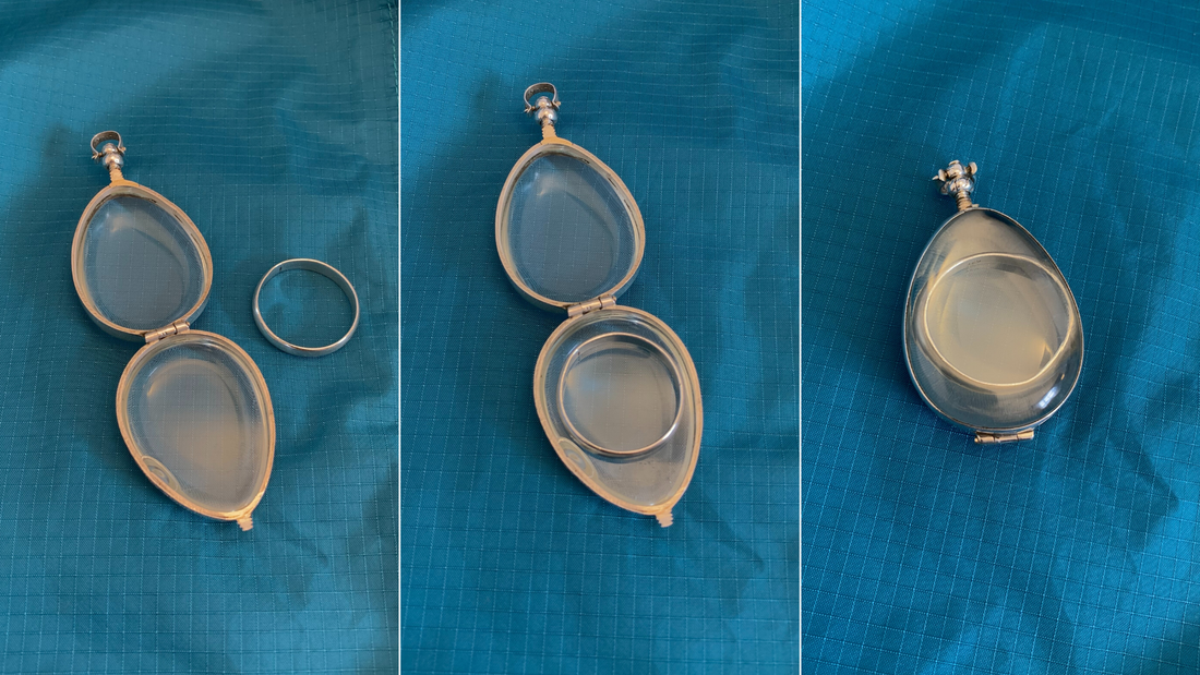 Wedding ring locket