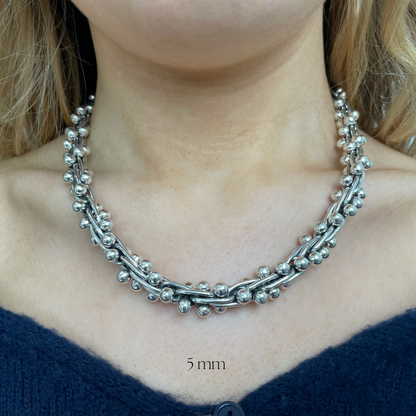 Gifts For Her - 5mm Peppercorn DNA Necklace