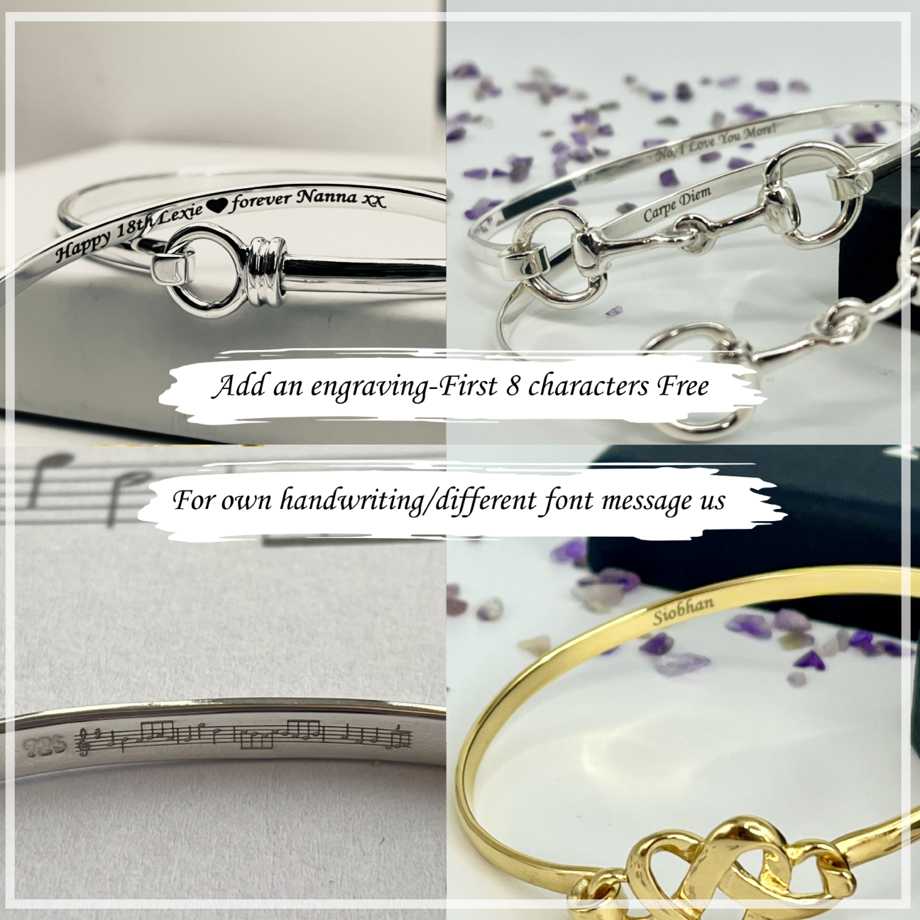 Petite Rope Hook Silver Bangle from Mon Bijoux Petite Rope Hook Silver Bangle from Mon Bijoux