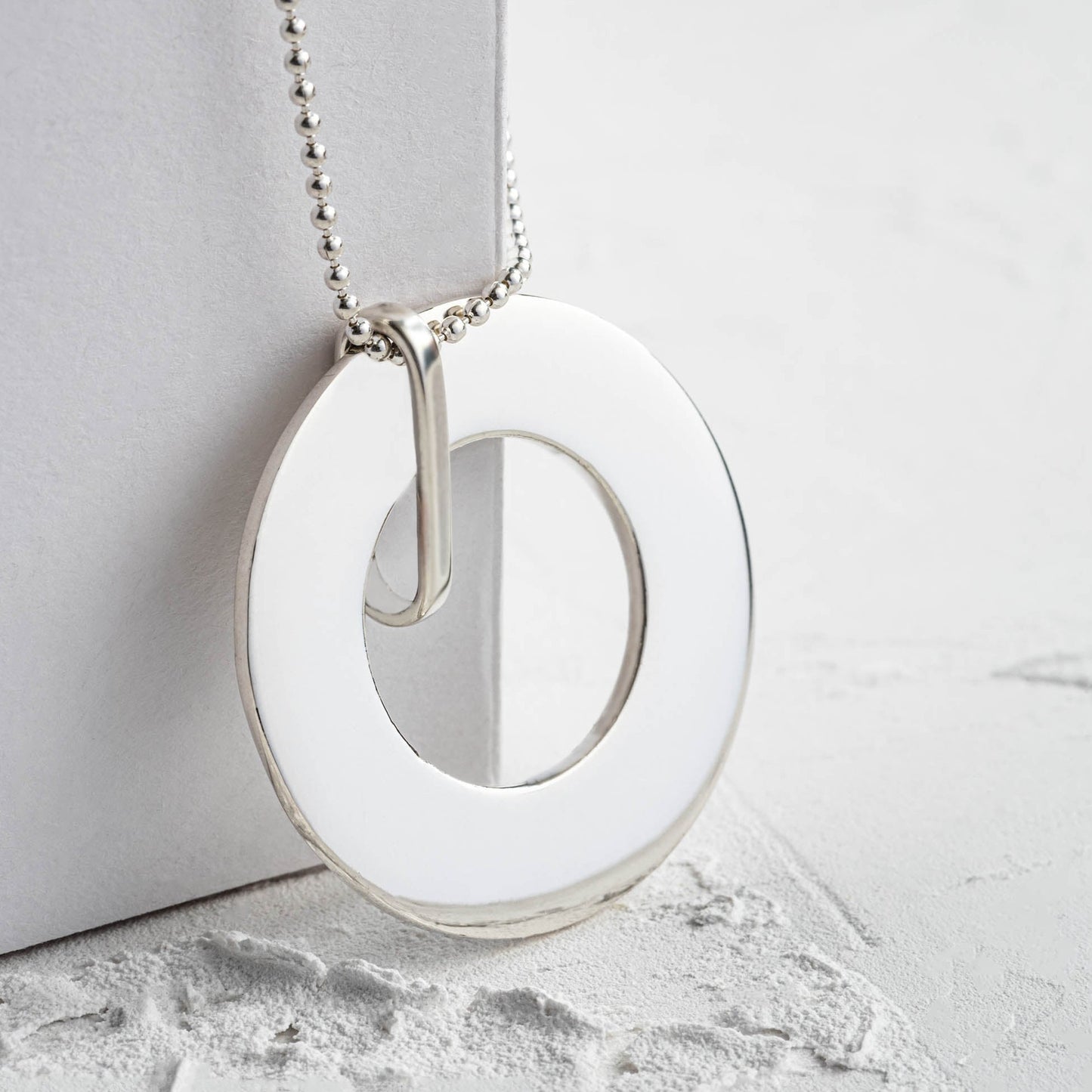 Elizabeth Sterling Silver Personalised Pendant