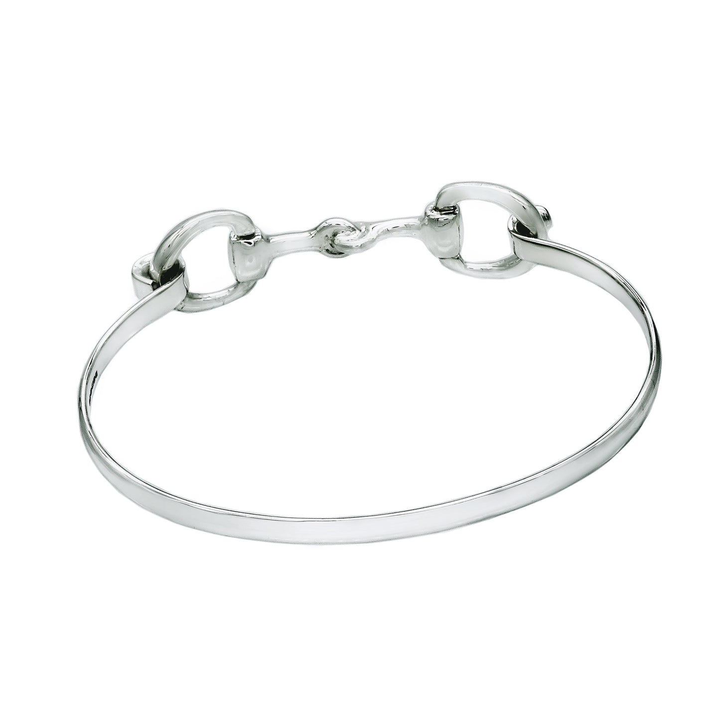 Large Wrist Bangle Silver Horsebit Bangle Horse Bit Bangle Snaffle Bit Bracelet Engraved Equestrian Bracelet Horsebit Silver Bangle Bracelet
