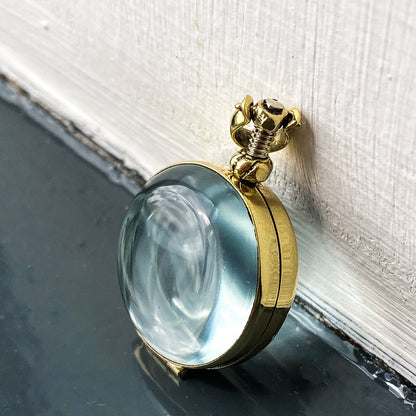 Medium Gold or Silver Round Locket Name Necklace Picture Locket Personalized Locket Engraved Glass Locket Necklace Silver or Gold Locket