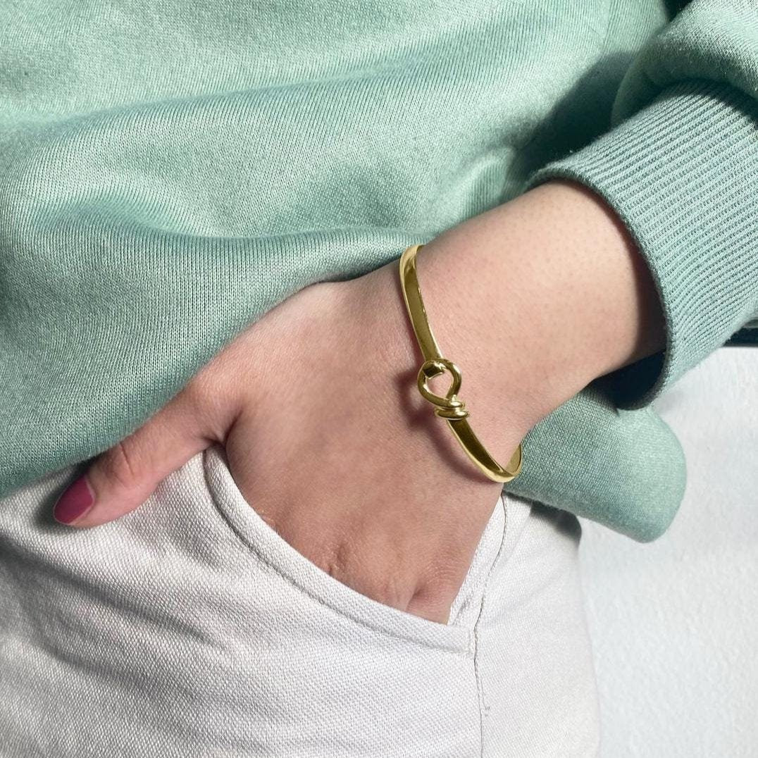 Gold Bracelet 18k Gold Vermeil Bangle Bracelet Gold Bracelet Gold Bangle Bracelet Gold Vermeil bracelet Gift for wife gift for mum