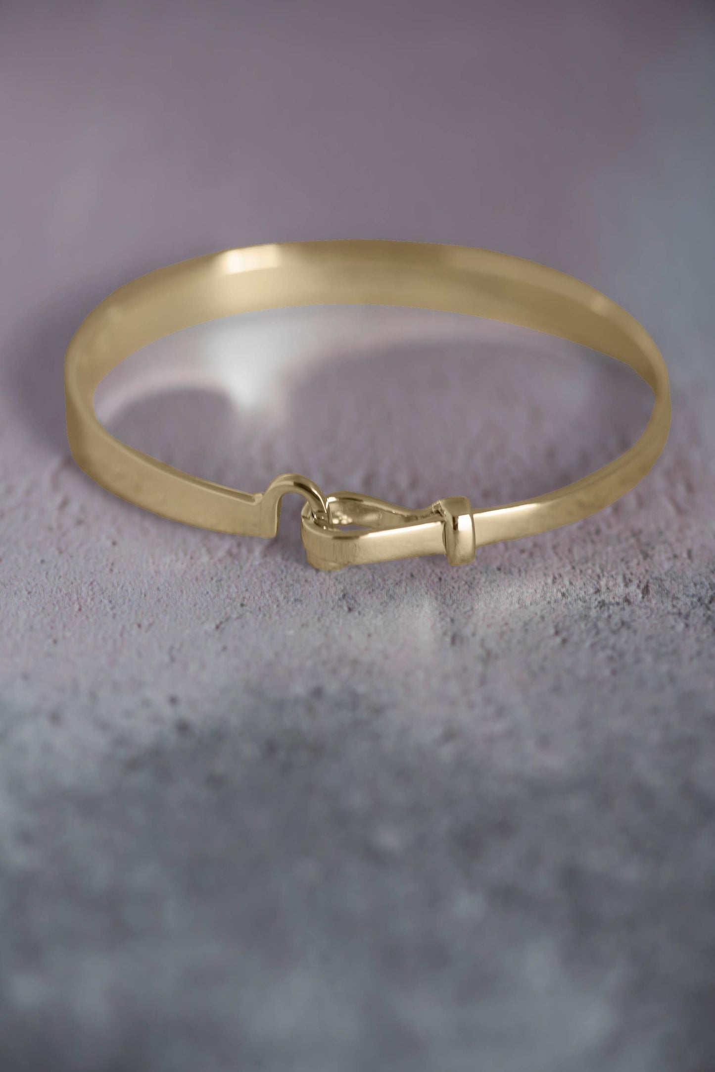 18k Gold Vermeil Bracelet Bangle Gold Bangle Bracelet Hook and Ball Gold Bangle Bracelet Gold Vermeil Bangle Birthday Gift for daughter gold