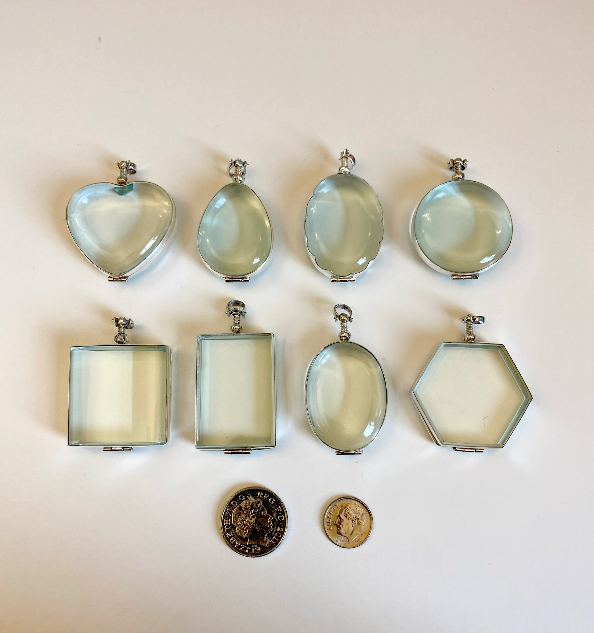 Glass lockets 2025 for jewelry making