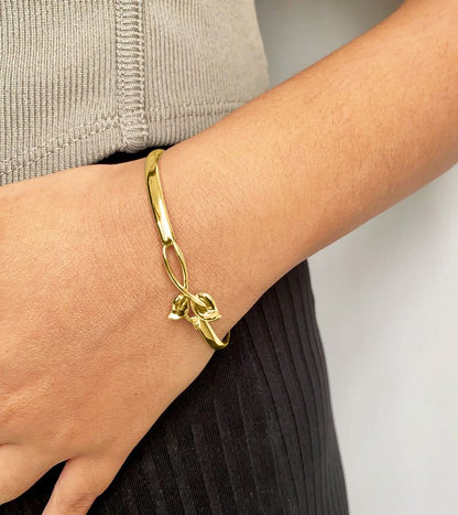 Gold Friendship Bracelet Bangle