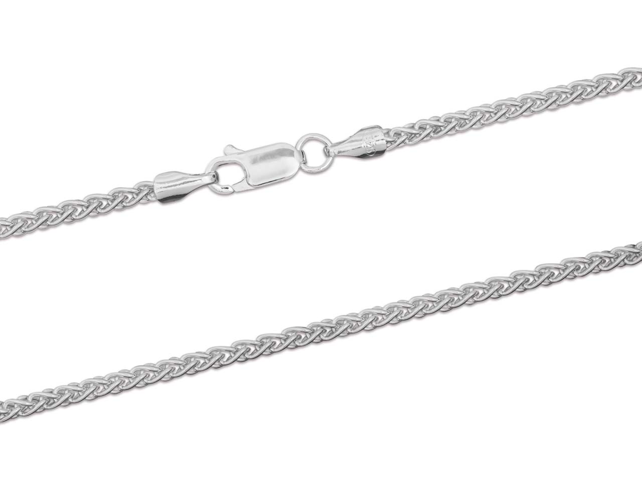 Sterling Silver Wheat Spiga Chain 2.5mm - Various Lengths - Mon Bijoux