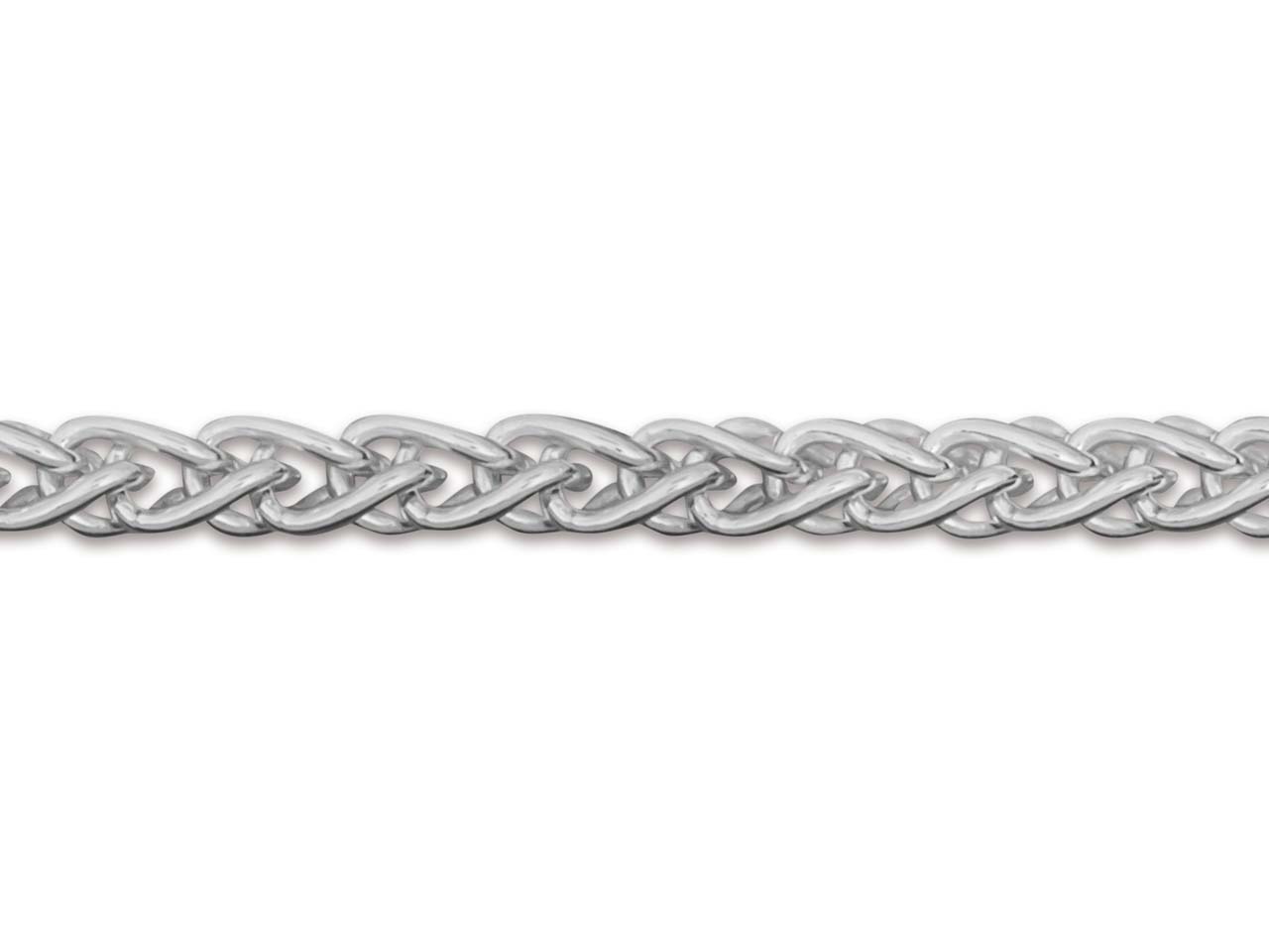 Sterling Silver Wheat Spiga Chain 2.5mm - Various Lengths - Mon Bijoux