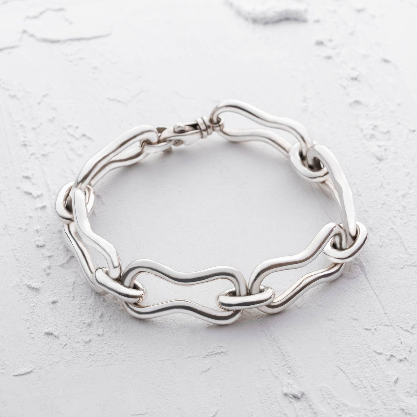 Atomic Silver Bracelet
