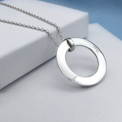 Catherine Sterling Silver Personalised Pendant