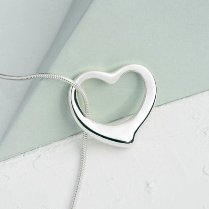 Classic Silver Heart Jewellery Set
