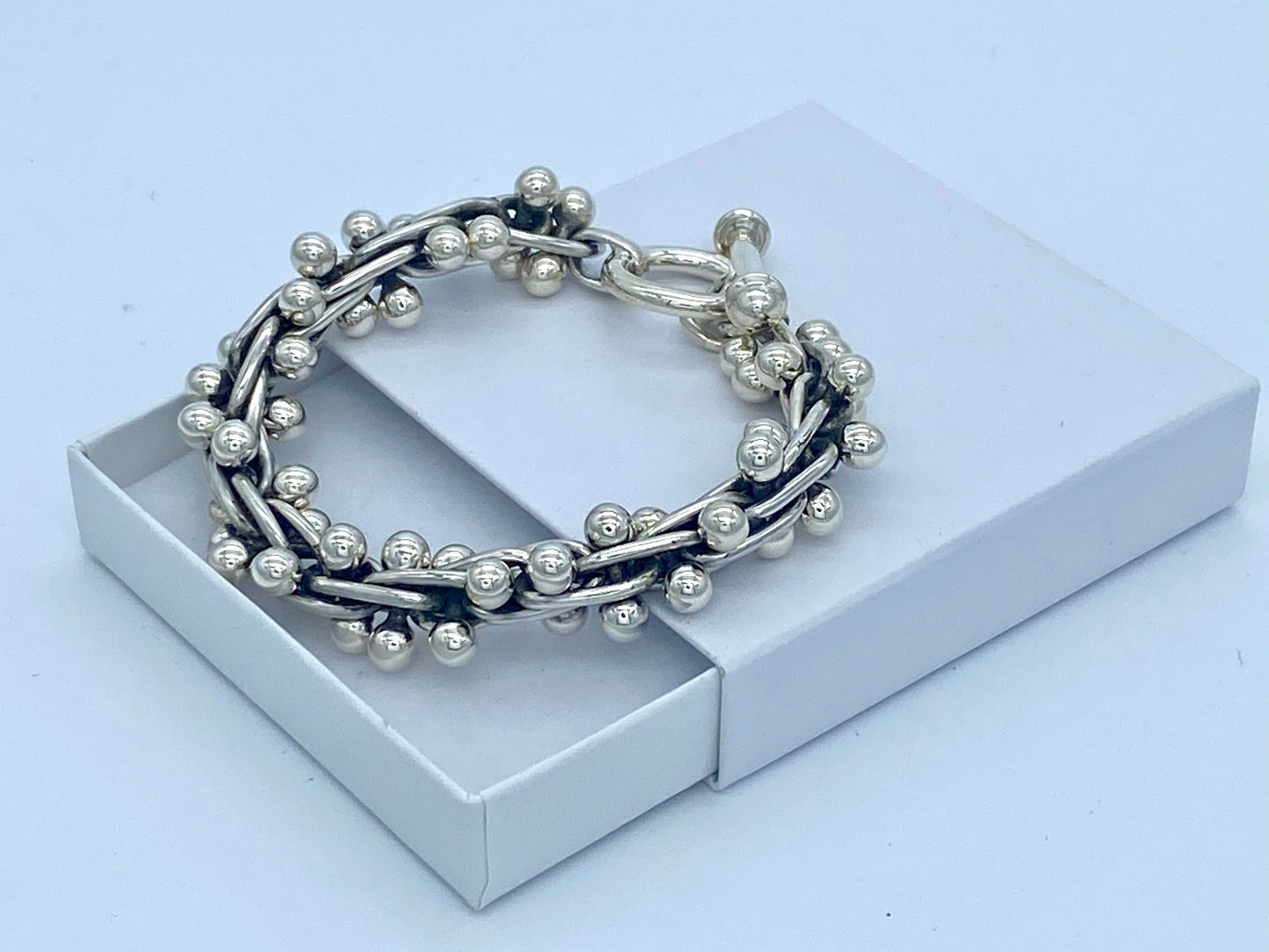 Jewellery Set - Graduated Peppercorn Necklace and Bracelet