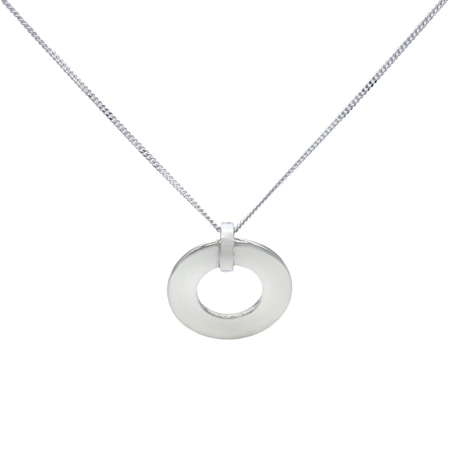 Lola Sterling Silver Engravable Pendant - Mon Bijoux - Mon Bijoux