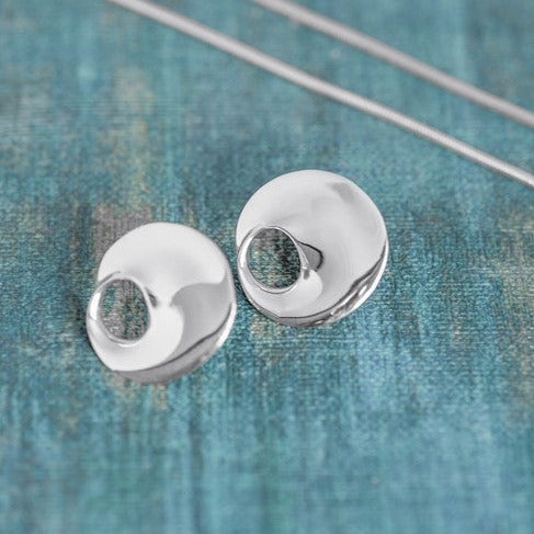 Flower Earrings - Scandinavian Classic Silver Design - Mon Bijoux - Mon Bijoux