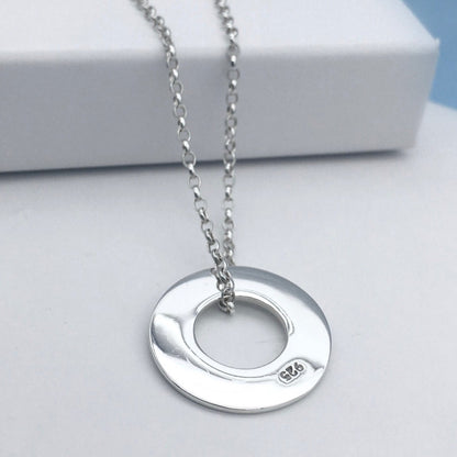 Mary Sterling Silver Personalized Pendant