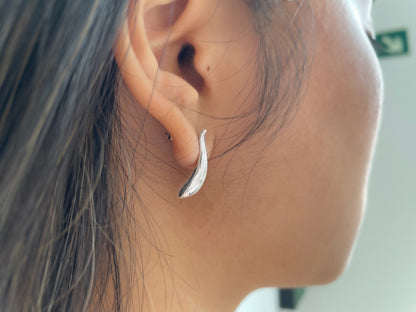 Mini Dew Drops Sterling Silver Stud Earrings