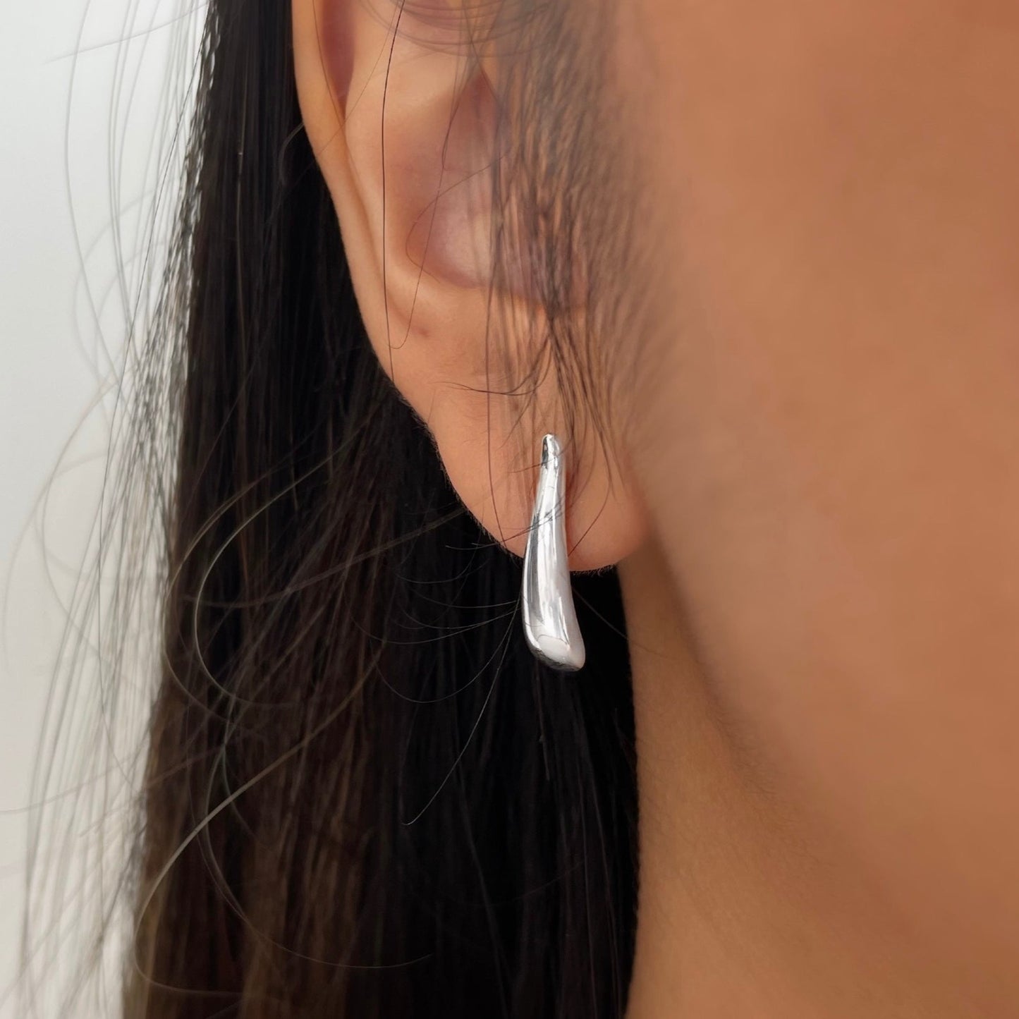 Mini Dew Drops Sterling Silver Stud Earrings