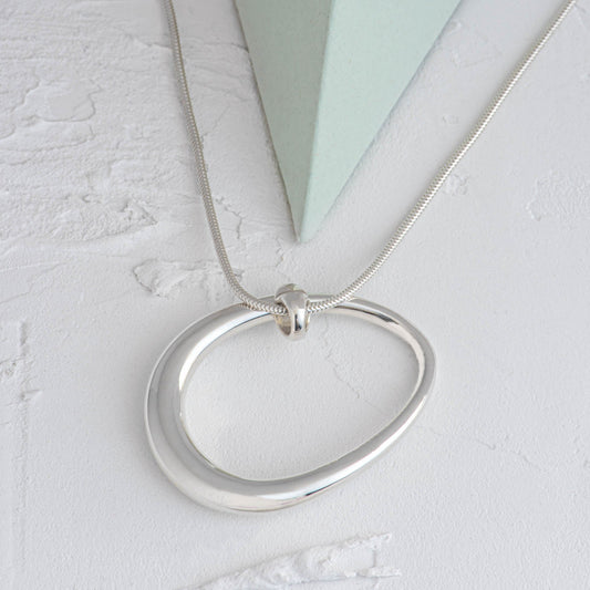 Sterling Silver Teardrop Necklace