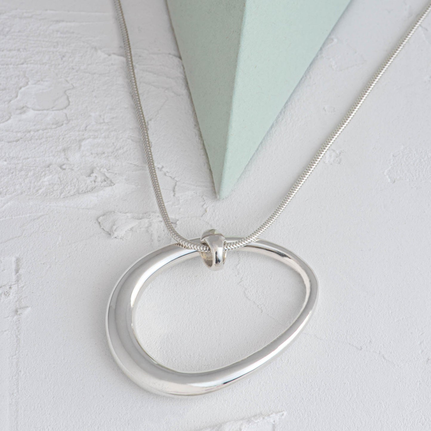 Sterling Silver Teardrop Necklace