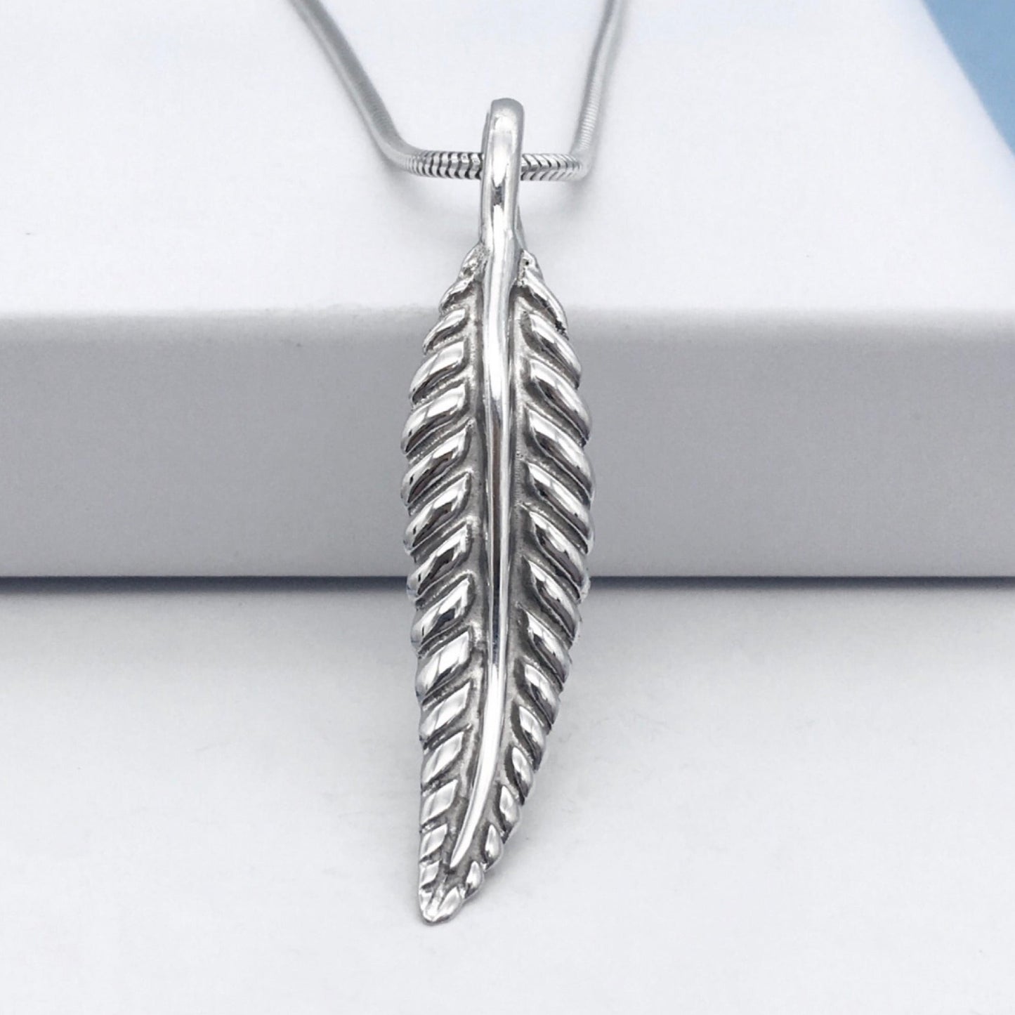 New Zealand Inspired Silver Fern Pendant