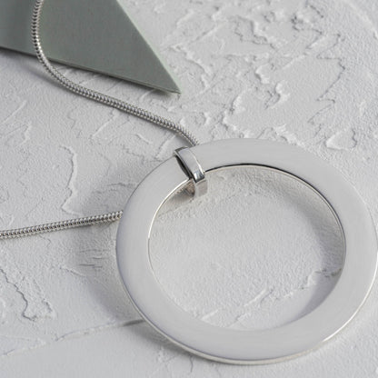Claude Sterling Silver Personalised Pendant