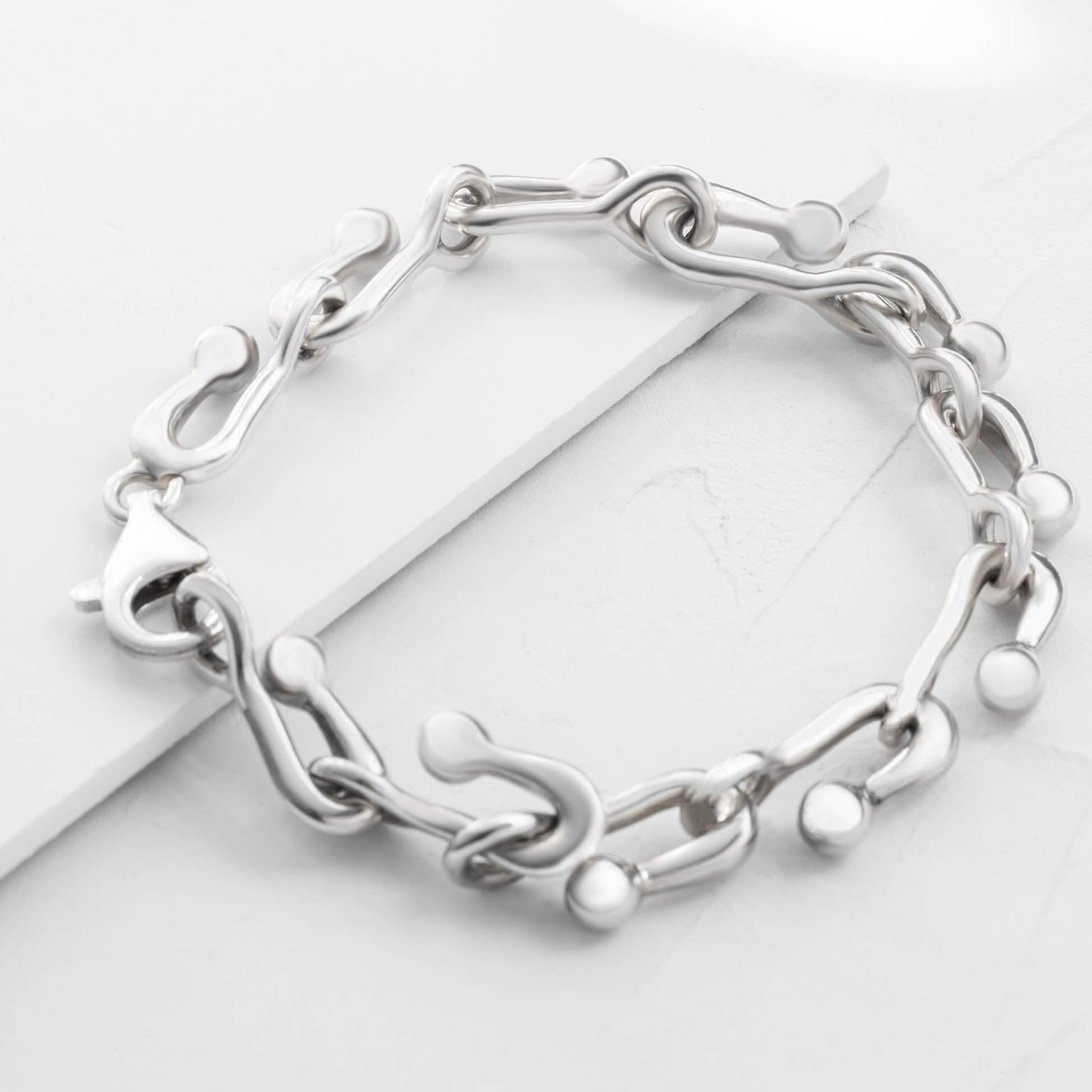 U Ball Silver Bracelet