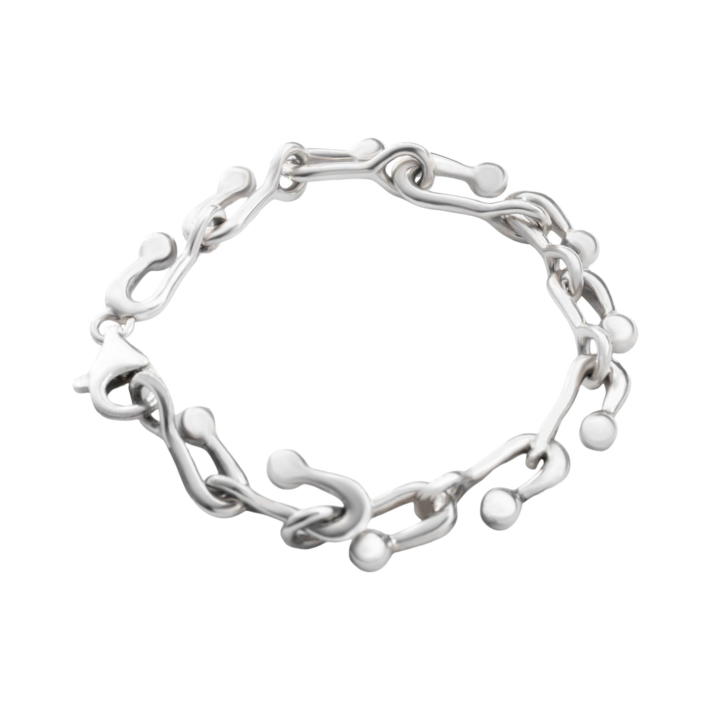 U Ball Silver Bracelet