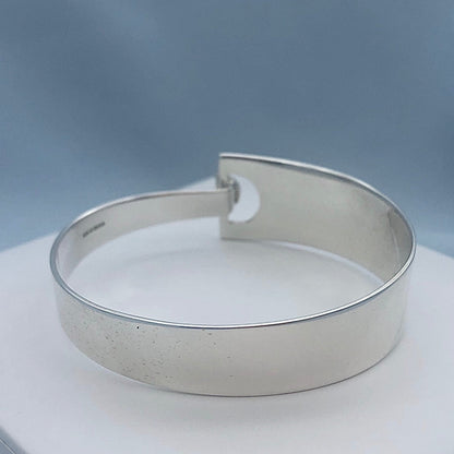 Wide Rectangle With Hole Bracelet