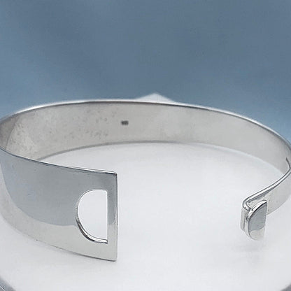 Wide Rectangle With Hole Bracelet