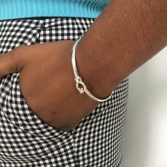 Cindy Sterling Silver Bangle